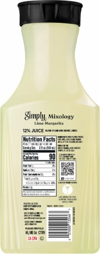 Simply Mixology Lime Margarita Mocktail & Mixer Perspective: back