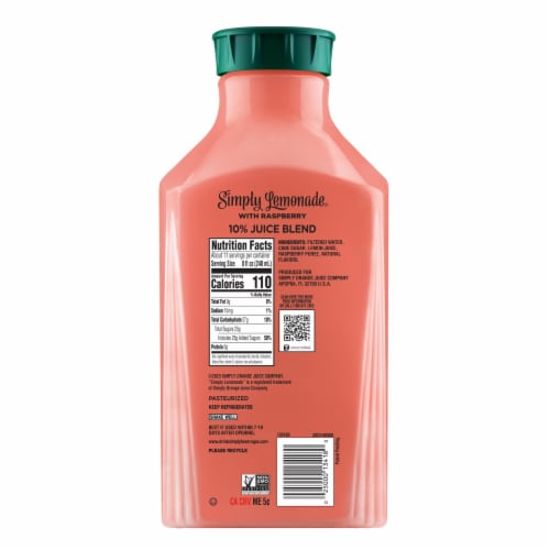 Simply Lemonade® Raspberry Perspective: back