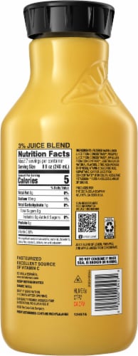Minute Maid® Zero Sugar Pineapple Juice Perspective: back