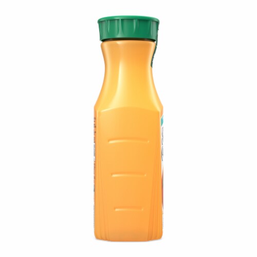 Simply Orange with Mango Juice Bottle Perspective: back