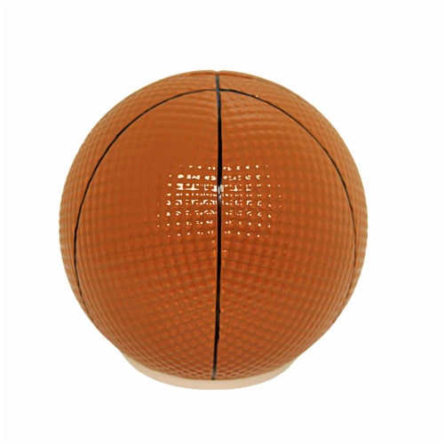 Child To Cherish Basketball Bank - One Bank 6.5 Inch, Ceramic - Sport Court Save Money 3587 Perspective: back