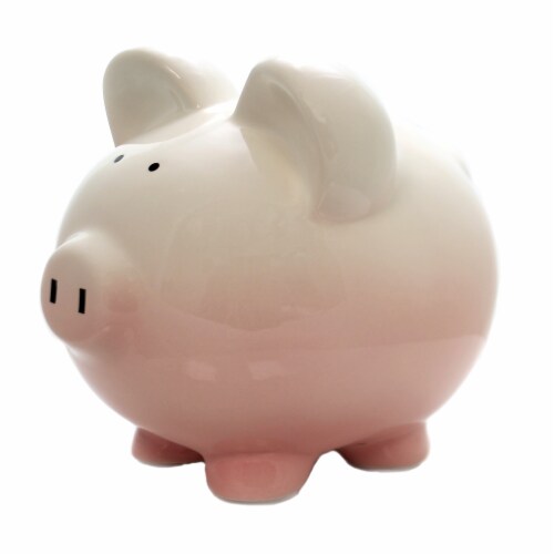 Pink Ombre Piggy Bank