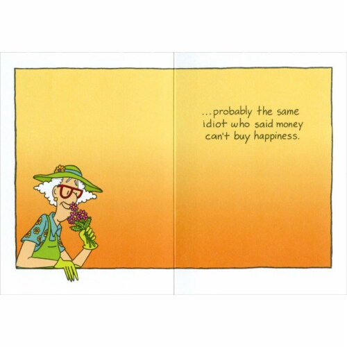 Oatmeal Studios Someone Once Said Funny / Humorous Birthday Card Perspective: back