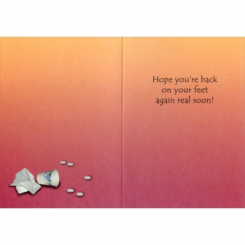 Oatmeal Studios So You're Laid Up Funny / Humorous Get Well Card Perspective: back