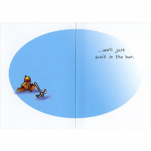Oatmeal Studios Travel Life's Path Funny / Humorous Birthday Card Perspective: back