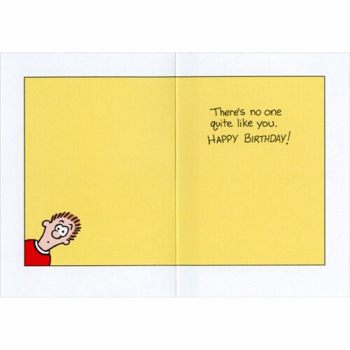 Oatmeal Studios Plato Funny / Humorous Birthday Card Perspective: back
