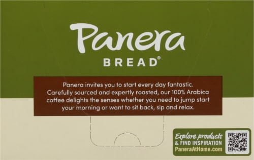 Panera Bread® Dark Roast Coffee Pods Perspective: back