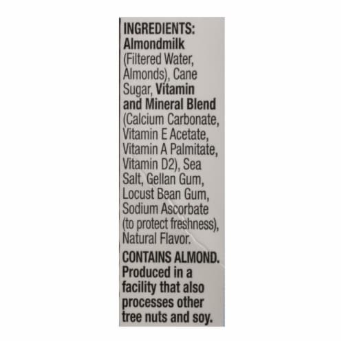 Silk Dairy Free Shelf Stable Vanilla Almond Milk Quart Perspective: back