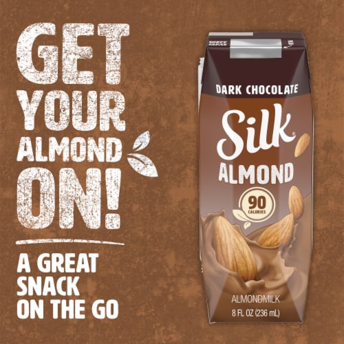 Silk Dark Chocolate Almond Milk Perspective: back