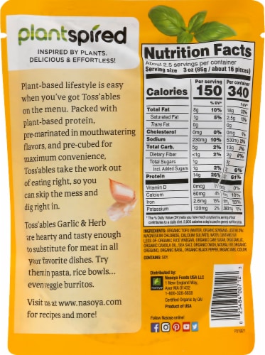 Nasoya Organic Super Firm Tofus Perspective: back
