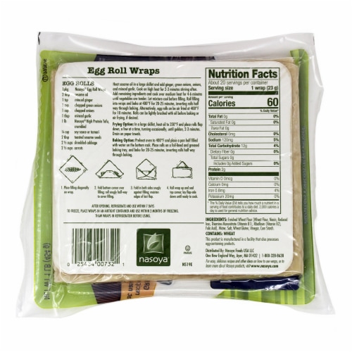 Nasoya Vegan Egg Roll Wraps 1 Lb Kroger