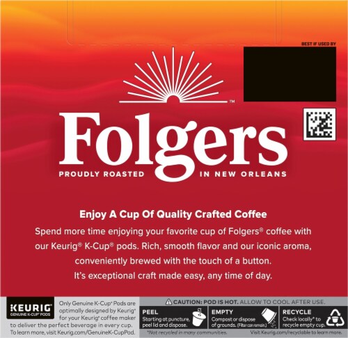 Folgers Classic Medium Roast K Cup Coffee Pods 48 ct Harris Teeter
