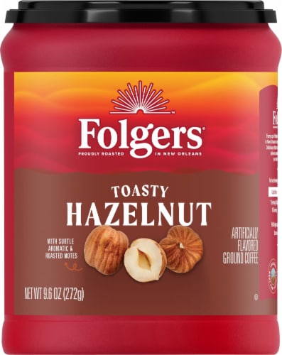 Folgers® Toasty Hazelnut Ground Coffee Perspective: back