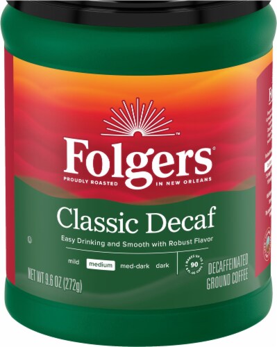 Folgers® Classic Decaf Ground Coffee Perspective: back