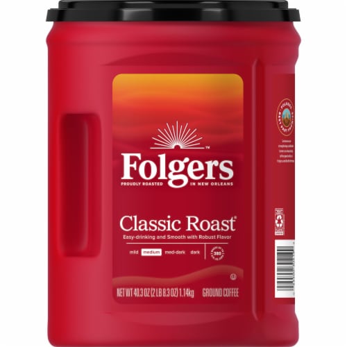 Folgers® Classic Medium Roast Ground Coffee Perspective: back