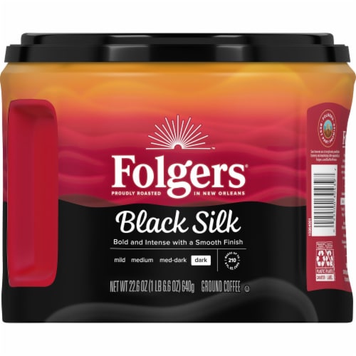 Folgers® Black Silk Ground Coffee Perspective: back