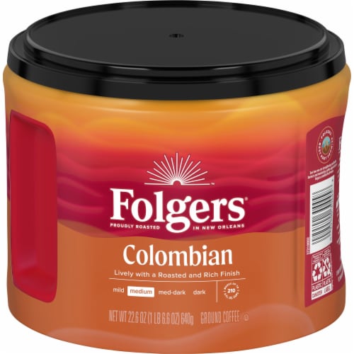 Folgers® Colombian Ground Coffee Perspective: back