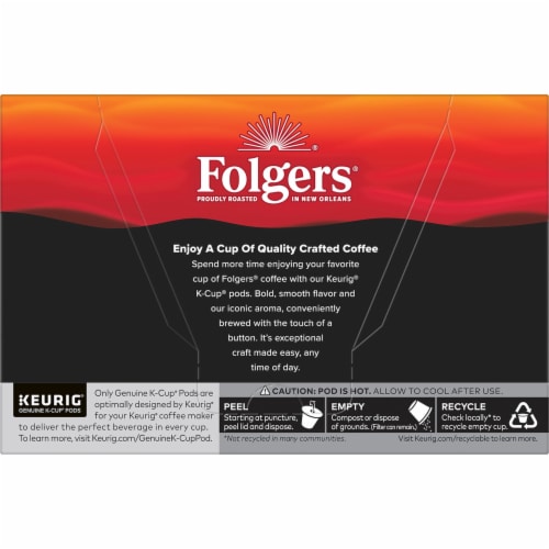 Folgers® Black Silk Coffee K-Cup® Pod Multipack Perspective: back
