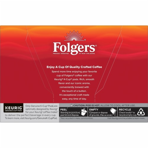 Folgers® Classic Roast® Coffee K-Cup® Pod Multipack Perspective: back