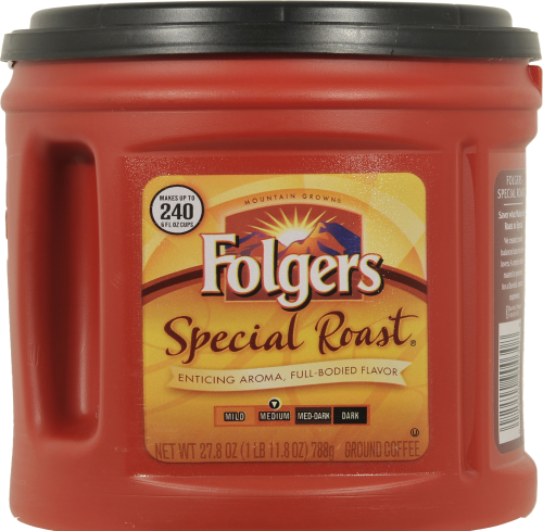 Folgers Special Roast Medium Ground Coffee Perspective: back