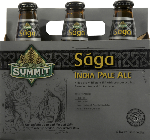 Summit Saga India Pale Ale Perspective: back
