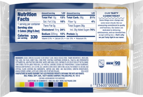 Tastykake® Butterscotch Krimpets Sponge Cakes Perspective: back