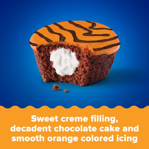 Tastykake Crème Filled Cat Nap Chocolate Cupkakes, Individually Wrapped Chocolate Cupcakes , 6 Count Perspective: back