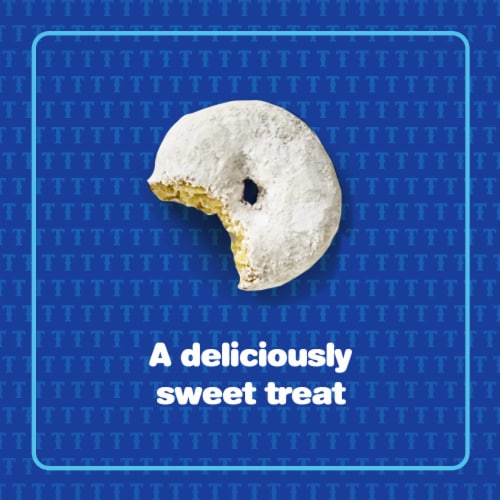 Tastykake Powdered Sugar Mini Donuts Portable Powdered Donuts Perspective: back