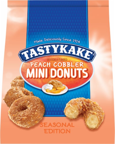 Tastykake® Peach Cobbler Mini Donuts Perspective: back