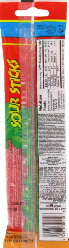 Paskesz Strawberry Sour Sticks Perspective: back