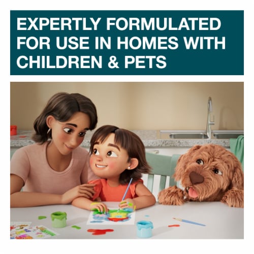 Family Guard™ Fresh Scent Disinfectant Cleaner Perspective: back