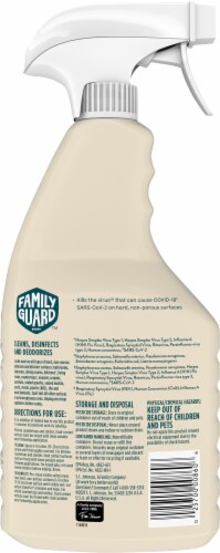 Family Guard™ Citrus Disinfectant Clearner Perspective: back