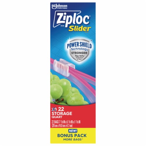 Ziploc® Slider Bags Perspective: back