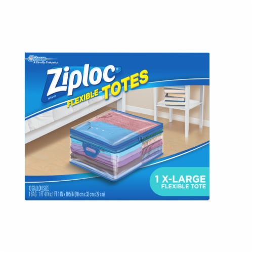 Ziploc Storage Bags for Clothes, Flexible Totes for Easy and Convenient  Storage, 1 Jumbo Bag 