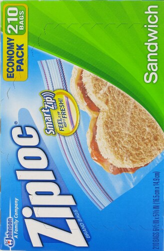 Ziploc Economy Pack Sandwich Bags Perspective: back