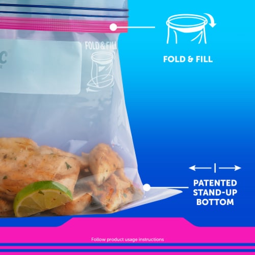 Ziploc® Brand Gallon Storage Bags Mega Pack Perspective: back