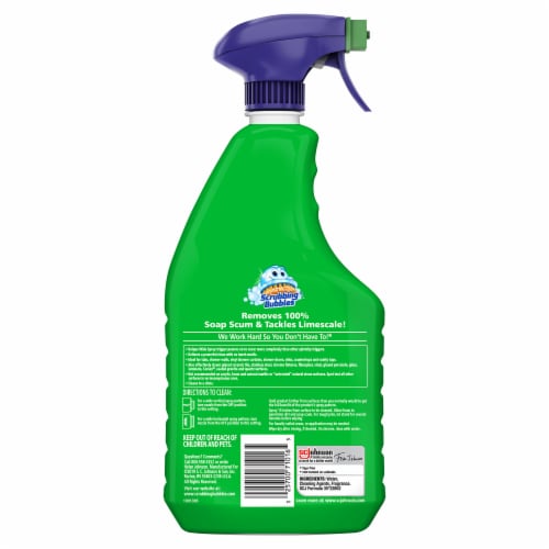 Scrubbing Bubbles Mega Shower Foamer Bathroom Cleaner Rainshower Scent Perspective: back