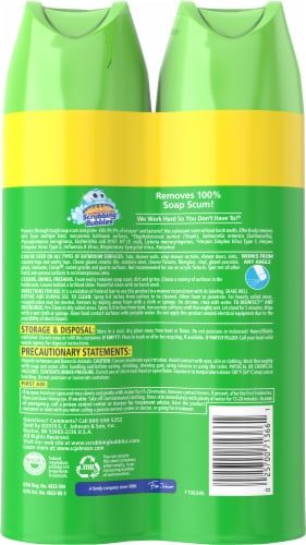 Scrubbing Bubbles Bathroom Grime Fighter Citrus Bathroom Cleaner Perspective: back