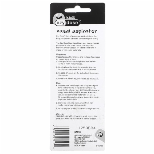 Ezy Dose® Kids Nasal Aspirator Perspective: back