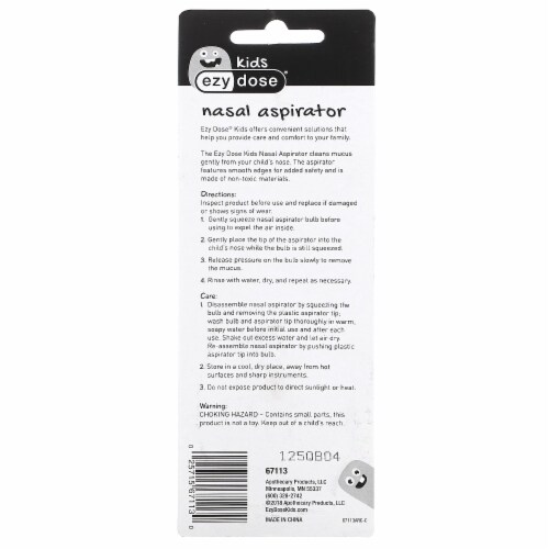 Ezy Dose® Kids Nasal Aspirator Perspective: back