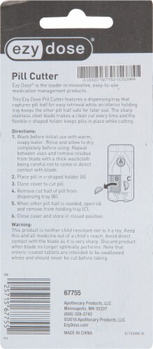 EZY Dose Pill Cutter Perspective: back