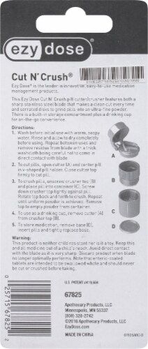 Ezy Dose® Cut N' Crush® Pill Cutter and Crusher Perspective: back