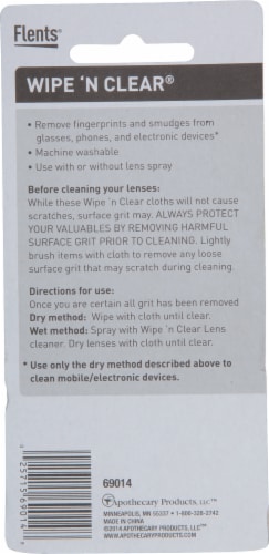 Flents® Textured Lens Cloth Perspective: back