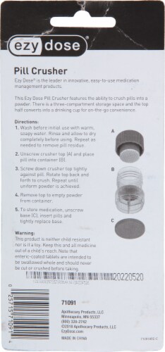 Ezy Dose® Pill Crusher Perspective: back