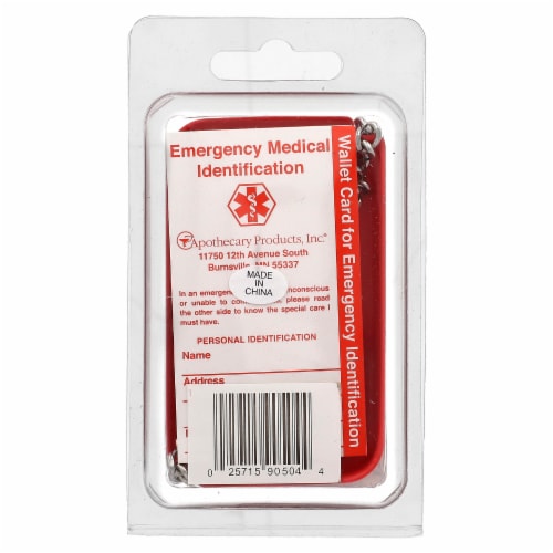 Emerge Alert® Apothecary Diabetic Bracelet Perspective: back