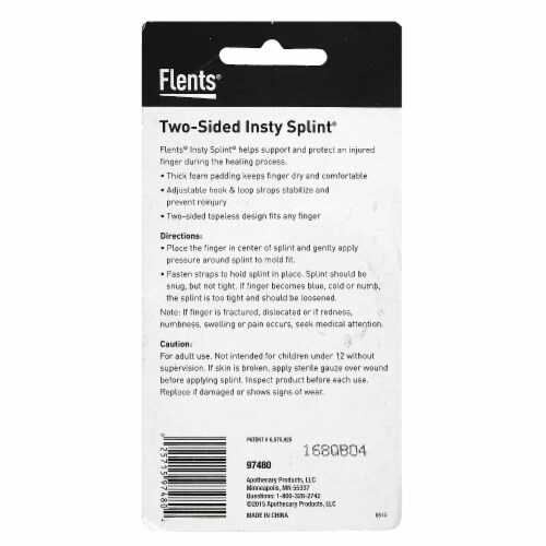 Flents® Instant Splint Perspective: back