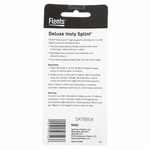Flents Deluxe Insty Splint M - 1 Count Perspective: back