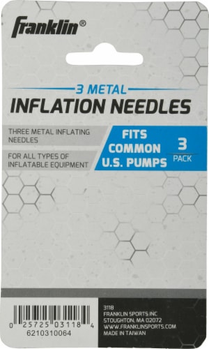 Franklin® Metal Inflation Needles Perspective: back