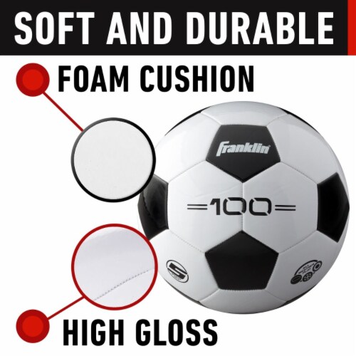 Franklin Sports Competition 100 Soccer Ball Perspective: back