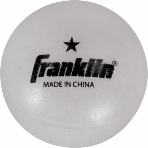 Franklin 40mm 1 Star Glow-in-the-Dark Table Tennis Balls Perspective: back